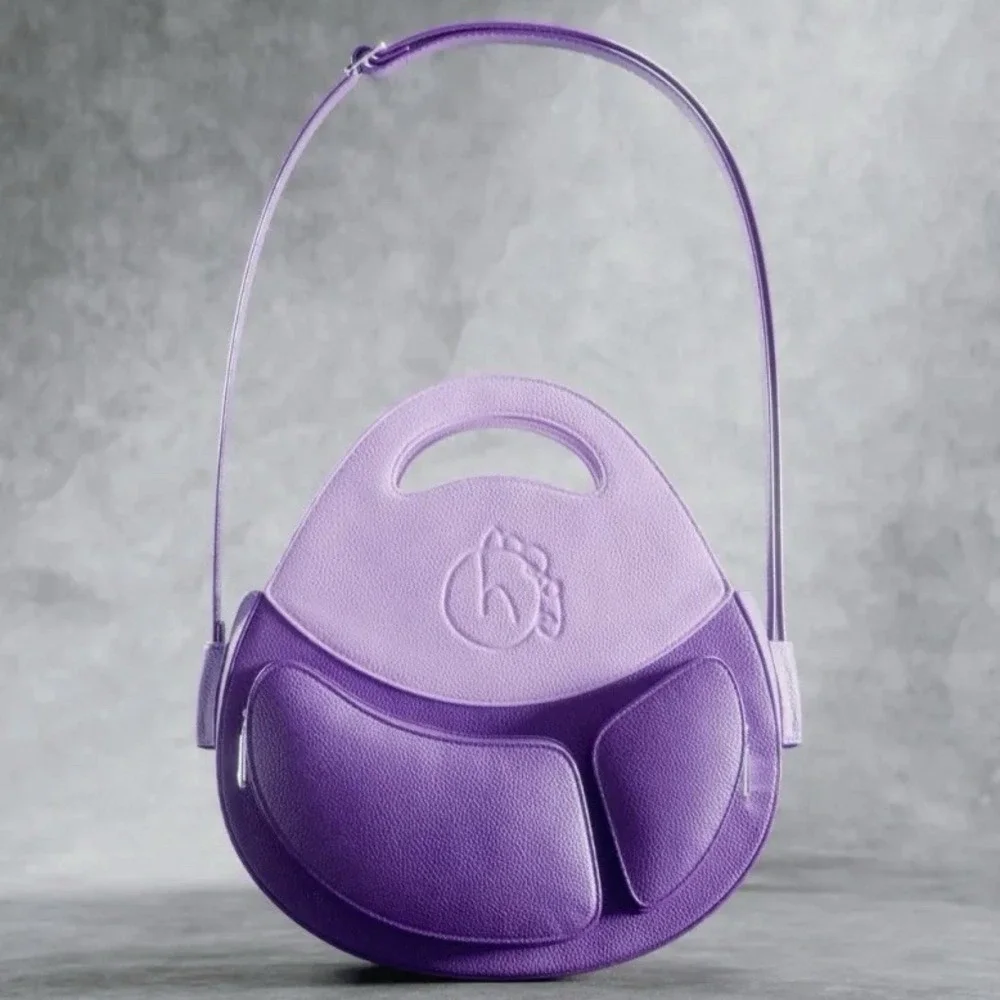 HOMAGE YEAR Purple Abundance Ova Manifestation Bag Crossbody Shoulder Tote
